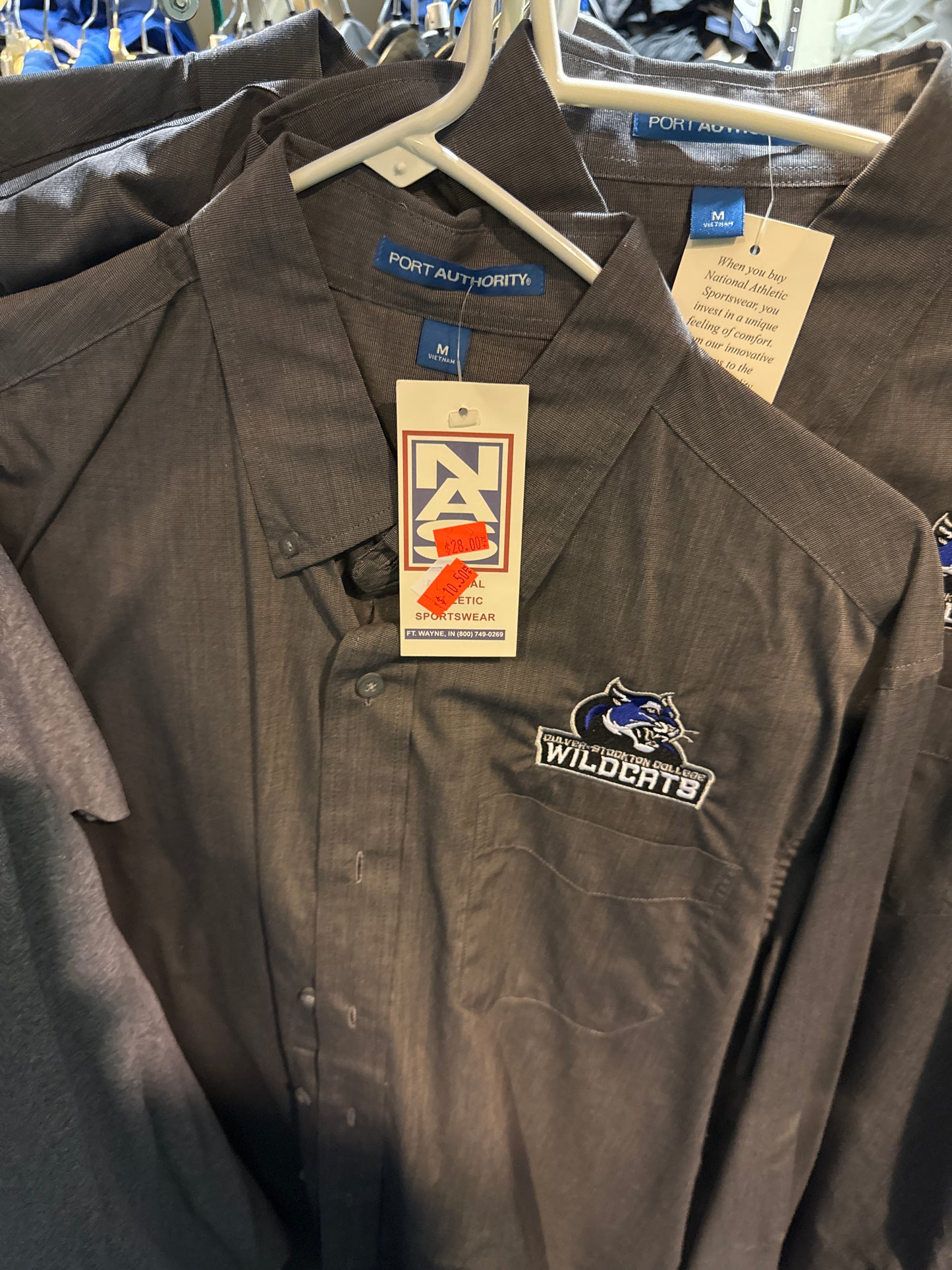 Grey Button-Up Dress Shirt