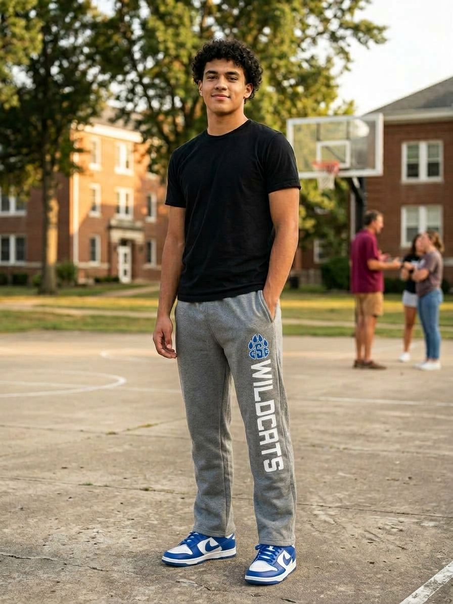 Straight-Leg Sweatpants