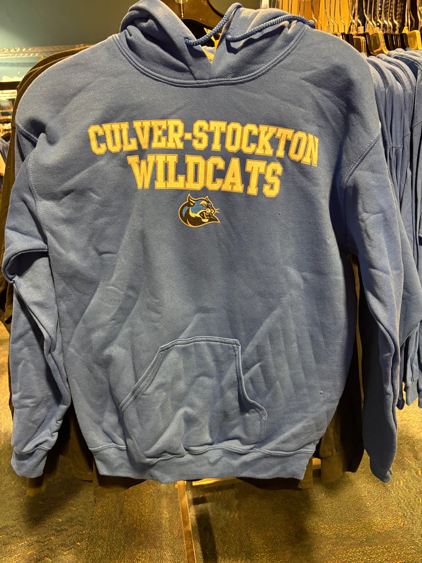 Grey or Blue Wildcat Hoodie