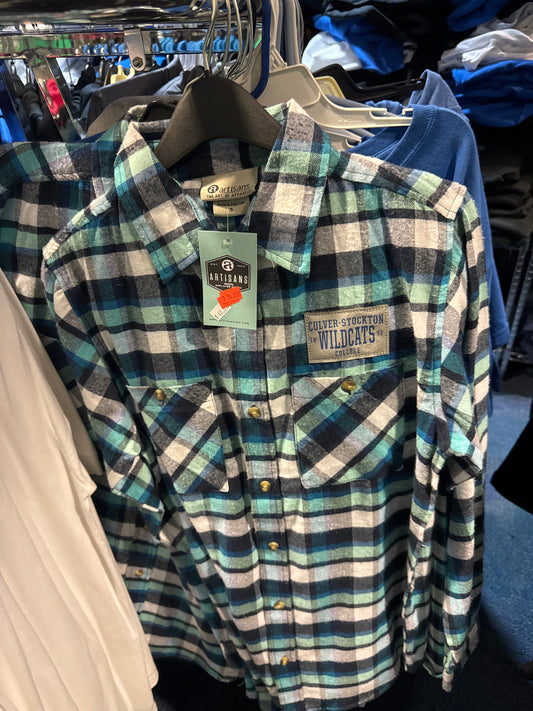 Plaid Flannel Long Sleeve Shirt