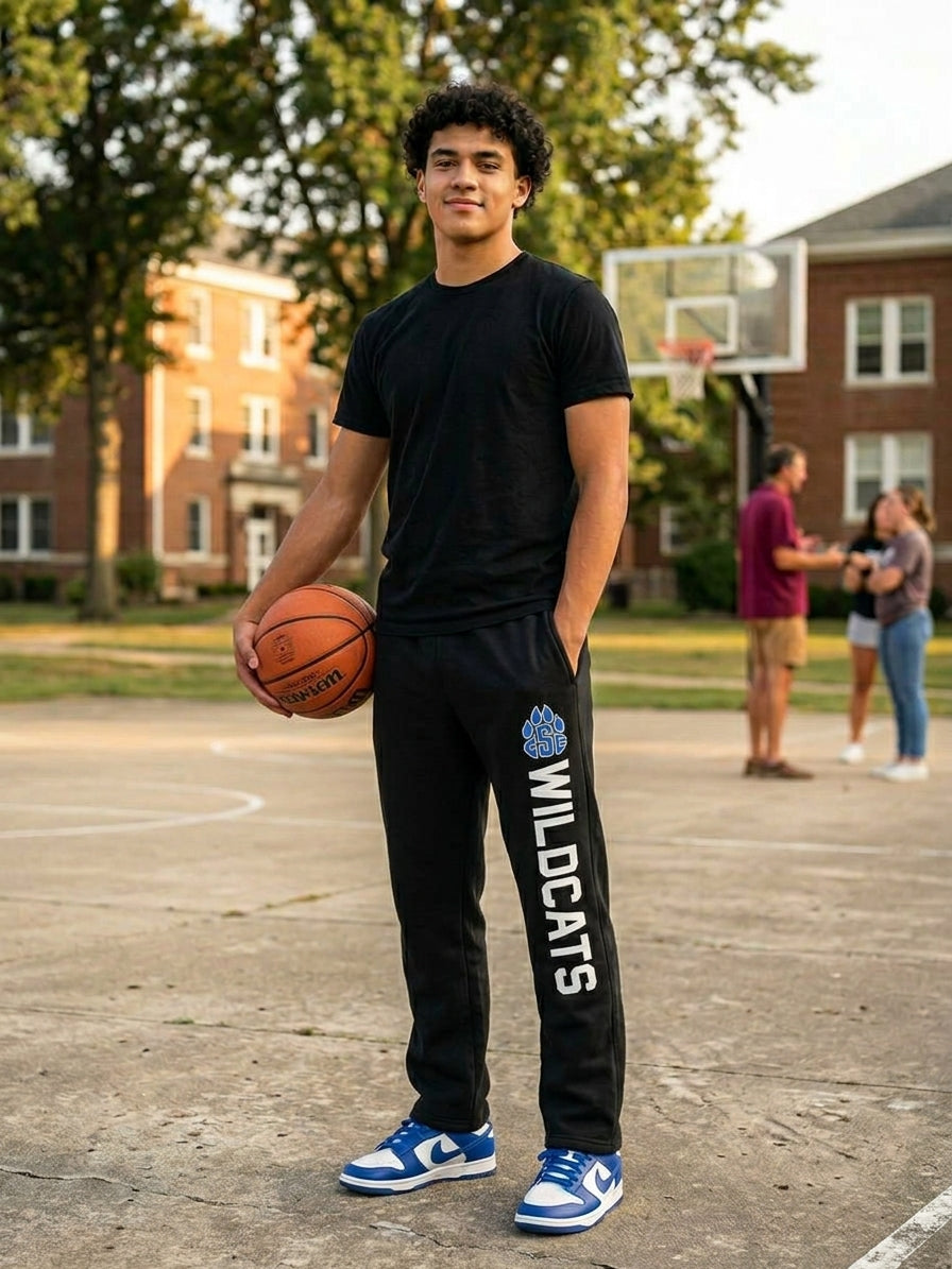 Straight-Leg Sweatpants