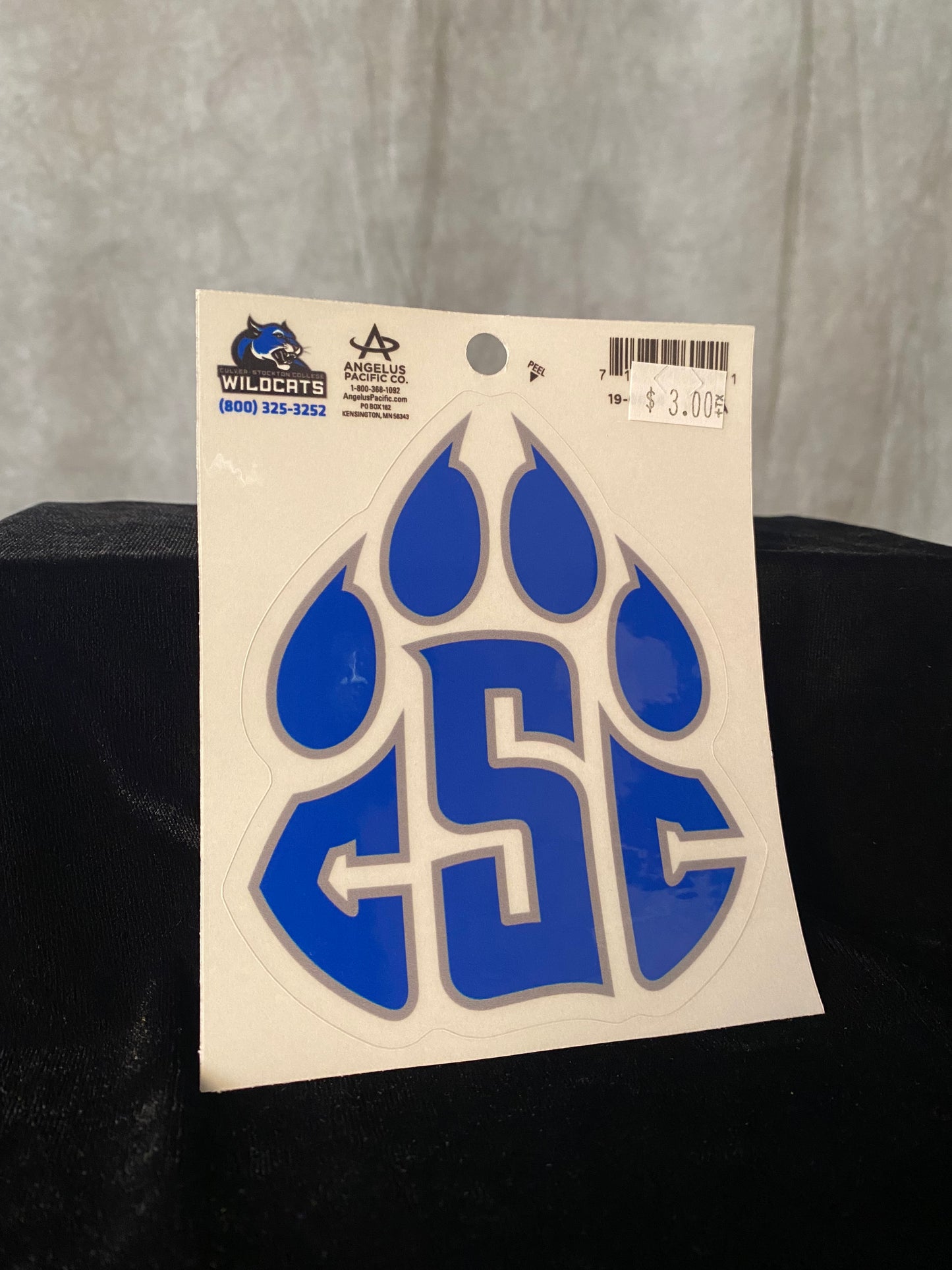 White Vinyl Logo Decals