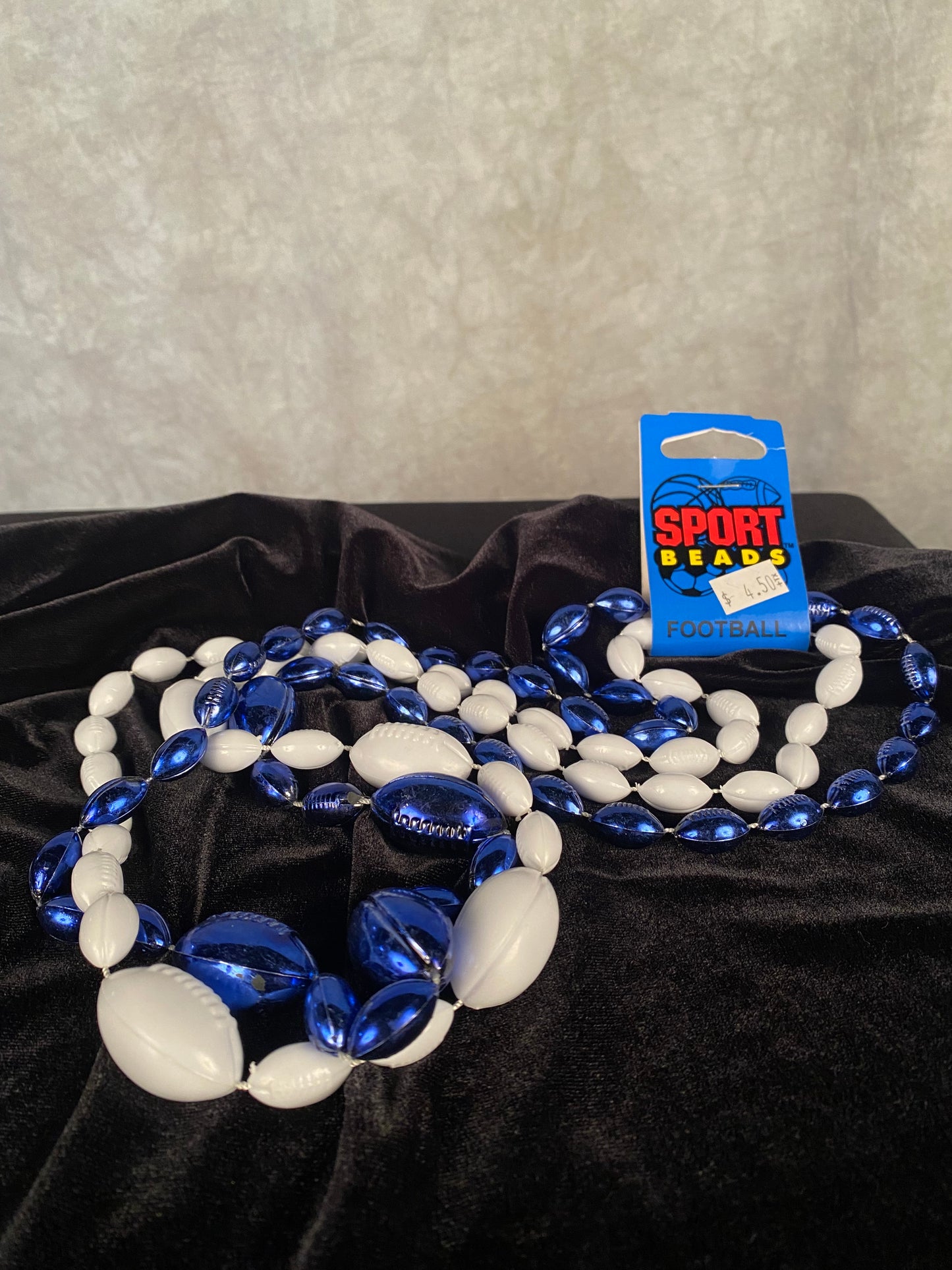 Football Bead Necklace