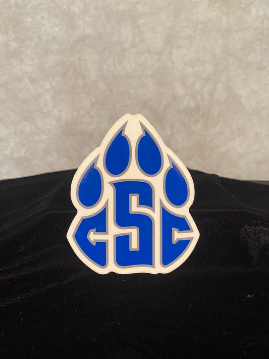 C-SC Pawprint Magnet