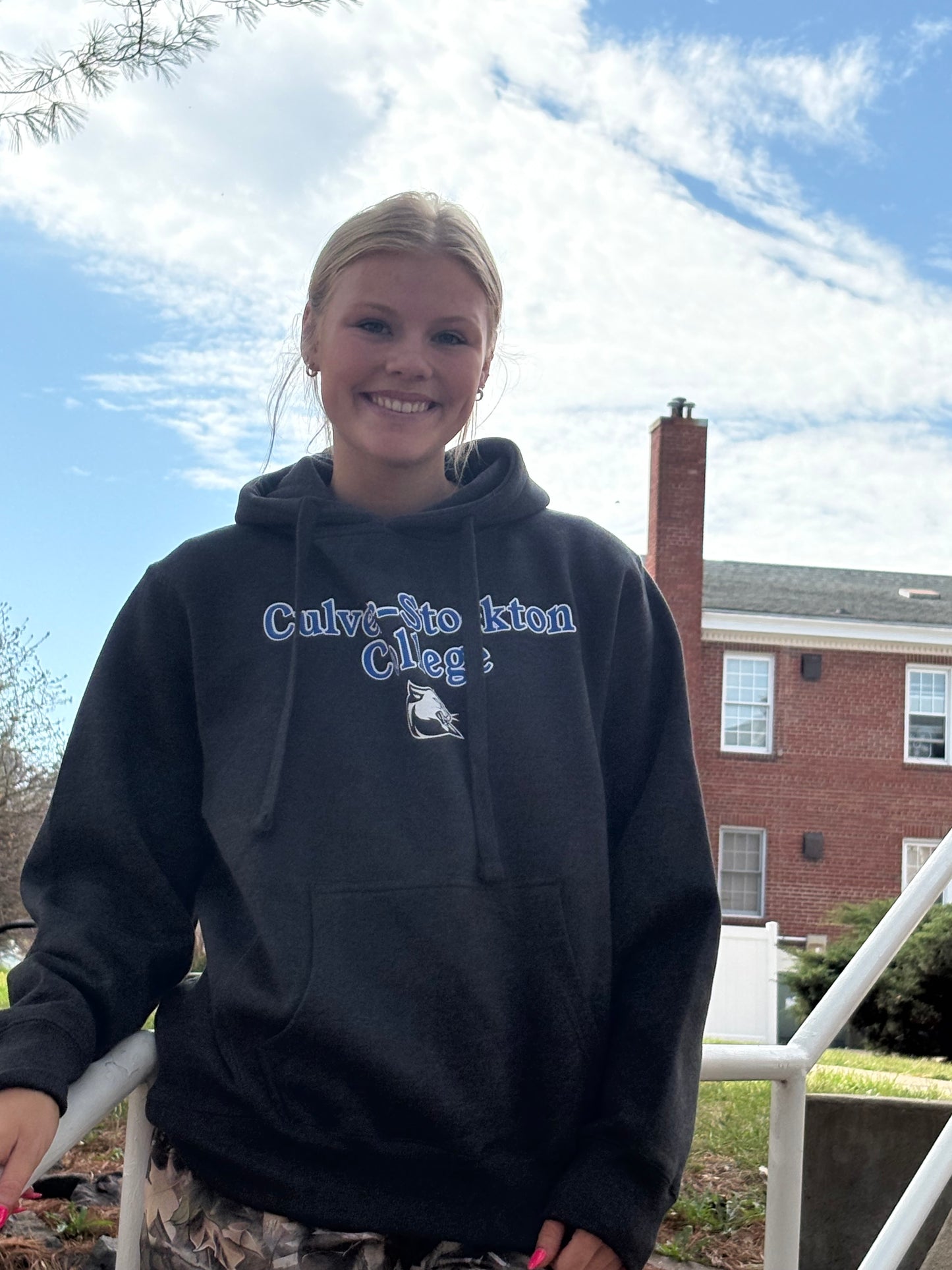 Dark Grey Culver-Stockton College Hoodie