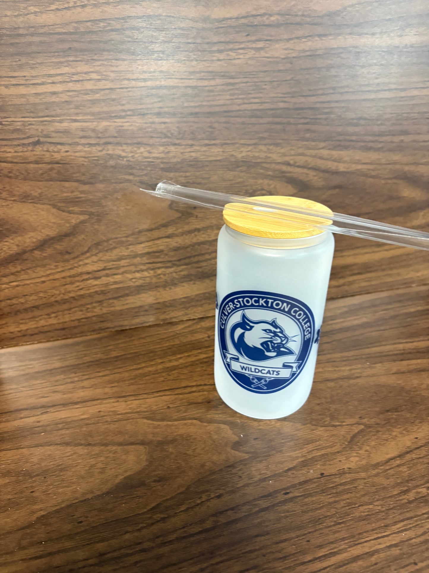 C-SC Glass Cup with Bamboo Lid