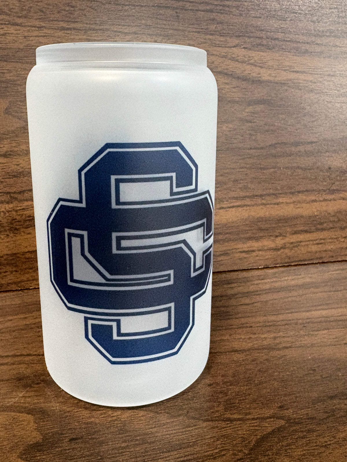 C-SC Glass Cup with Bamboo Lid