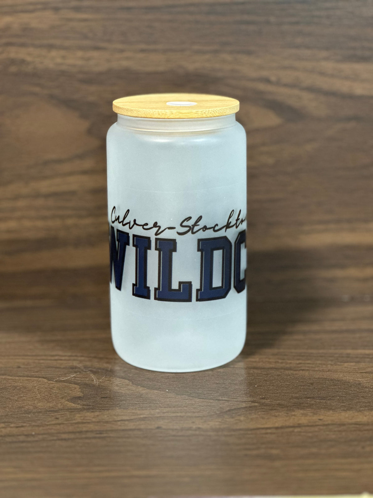 C-SC Glass Cup with Bamboo Lid