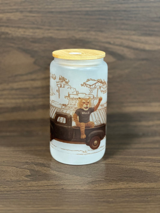 C-SC Glass Cup with Bamboo Lid