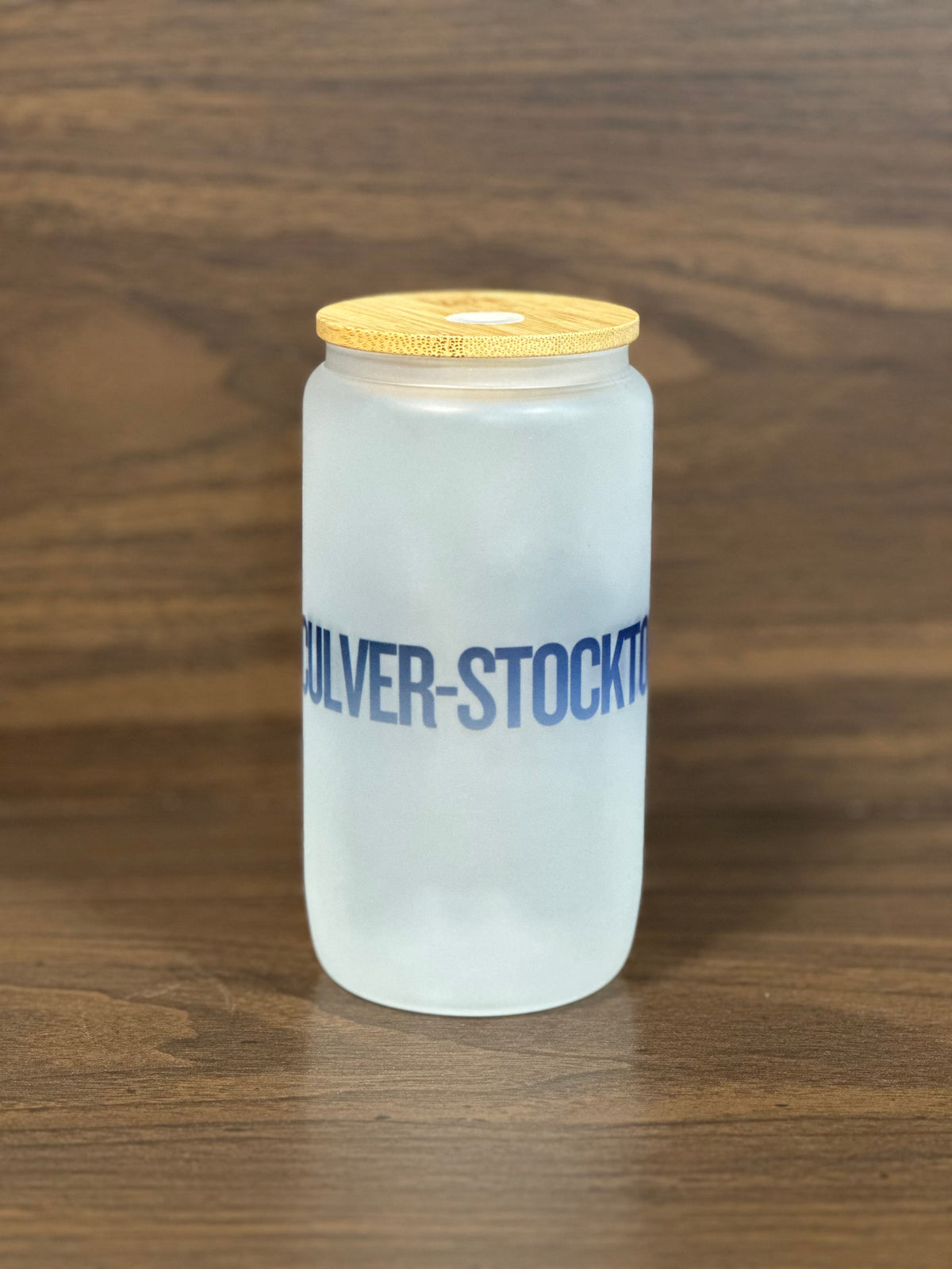 C-SC Glass Cup with Bamboo Lid